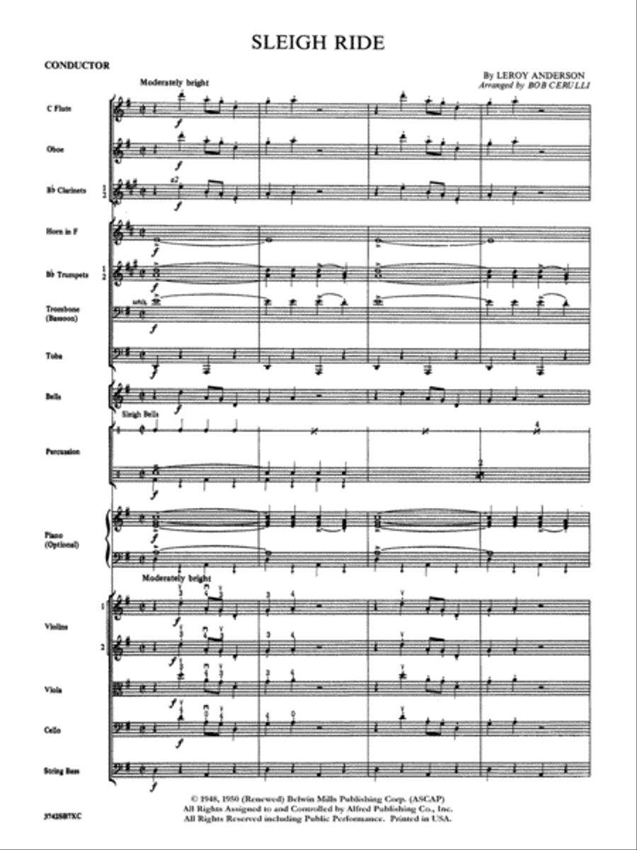 Sleigh Ride: Score Full Orchestra scores gallery preview page 3
