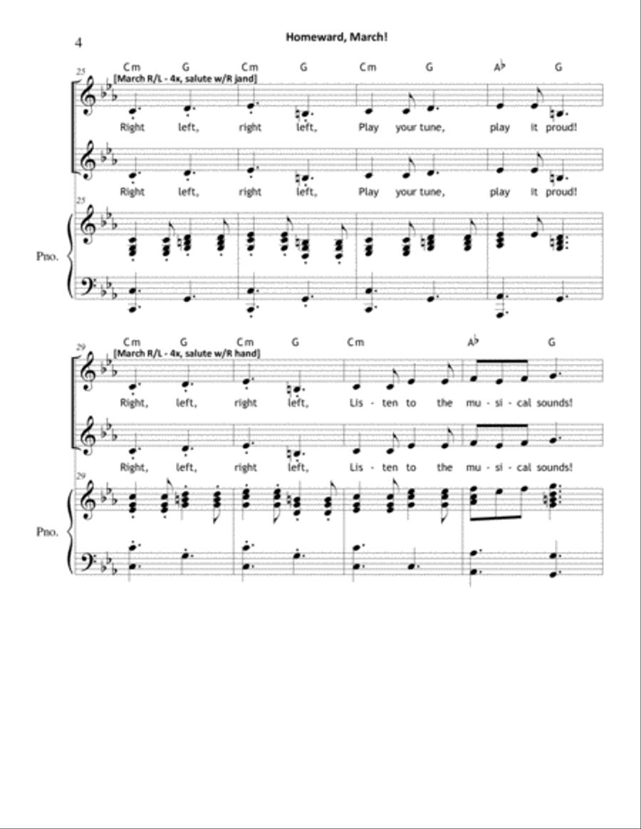 Homeward, March! SA scores gallery preview page 4