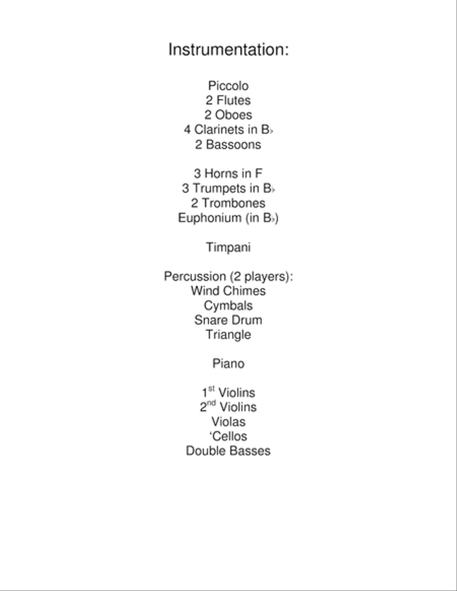 John Paul Jones - Orchestral Medley (for orchestra). Full score. Full Orchestra scores gallery preview page 3