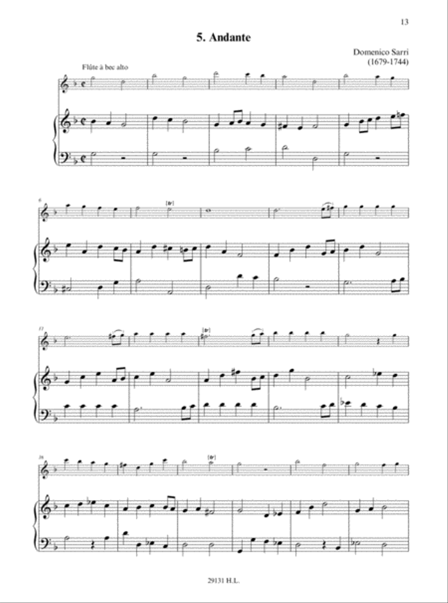 Duos pour flute et clavier Flute scores gallery preview page 5