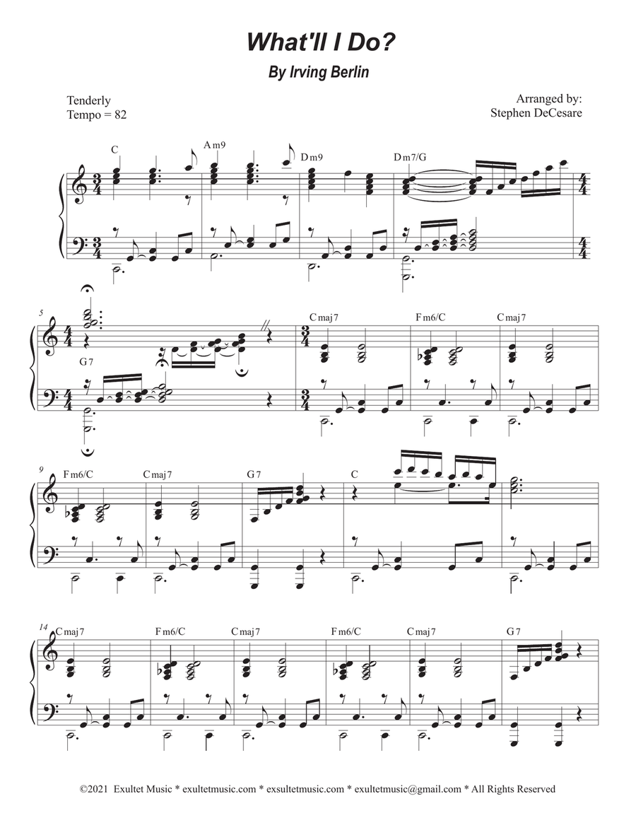 What'll I Do? (Duet for Bb-Trumpet) What'll I Do? (Duet for Bb-Trumpet) Trumpet Duet scores gallery preview page 6