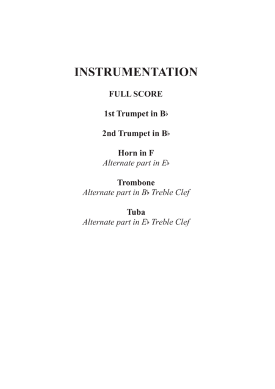 Eine Kleine Nachtmusik 1st Movement Allegro for Brass Quintet image number null