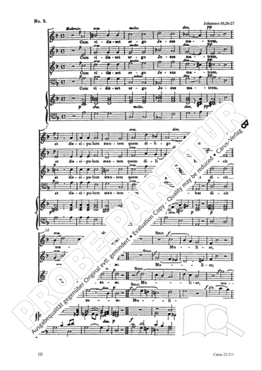 Les sept paroles du Christ sur la croix 4-Part scores gallery preview page 11