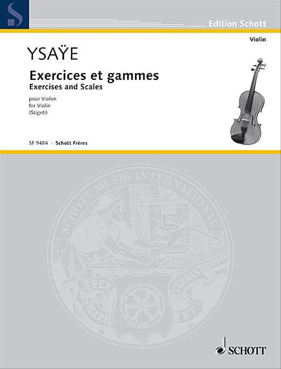 Exercises and Scales Violin scores gallery preview page 1