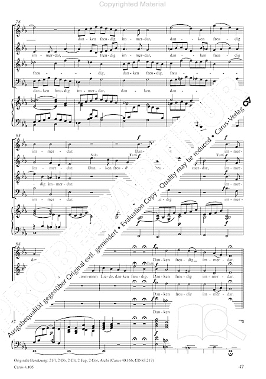 Choral collection Mendelssohn - editionchor Choir scores gallery preview page 48