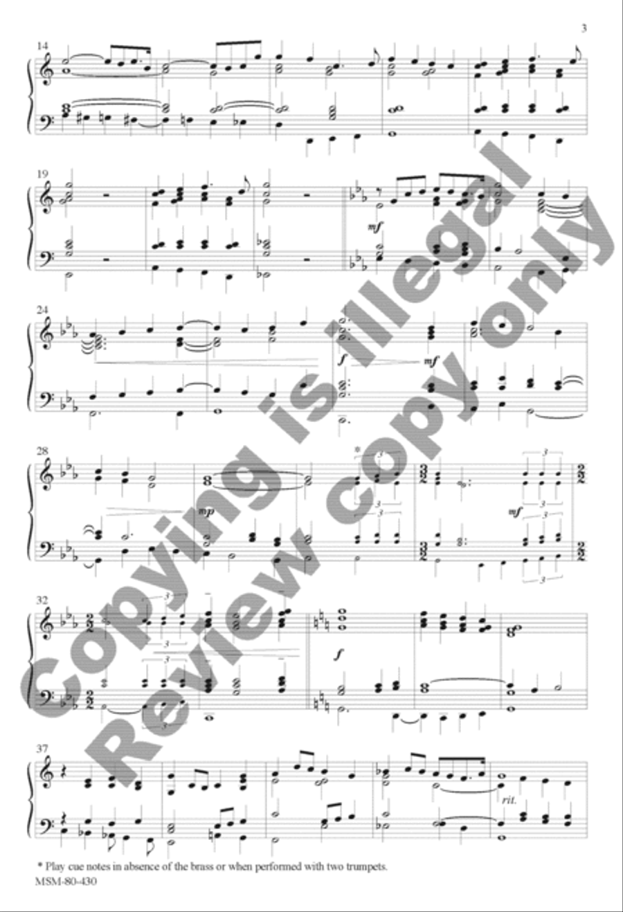 Canticle of Jesus Christ, Our Redeemer 4-Part scores gallery preview page 18