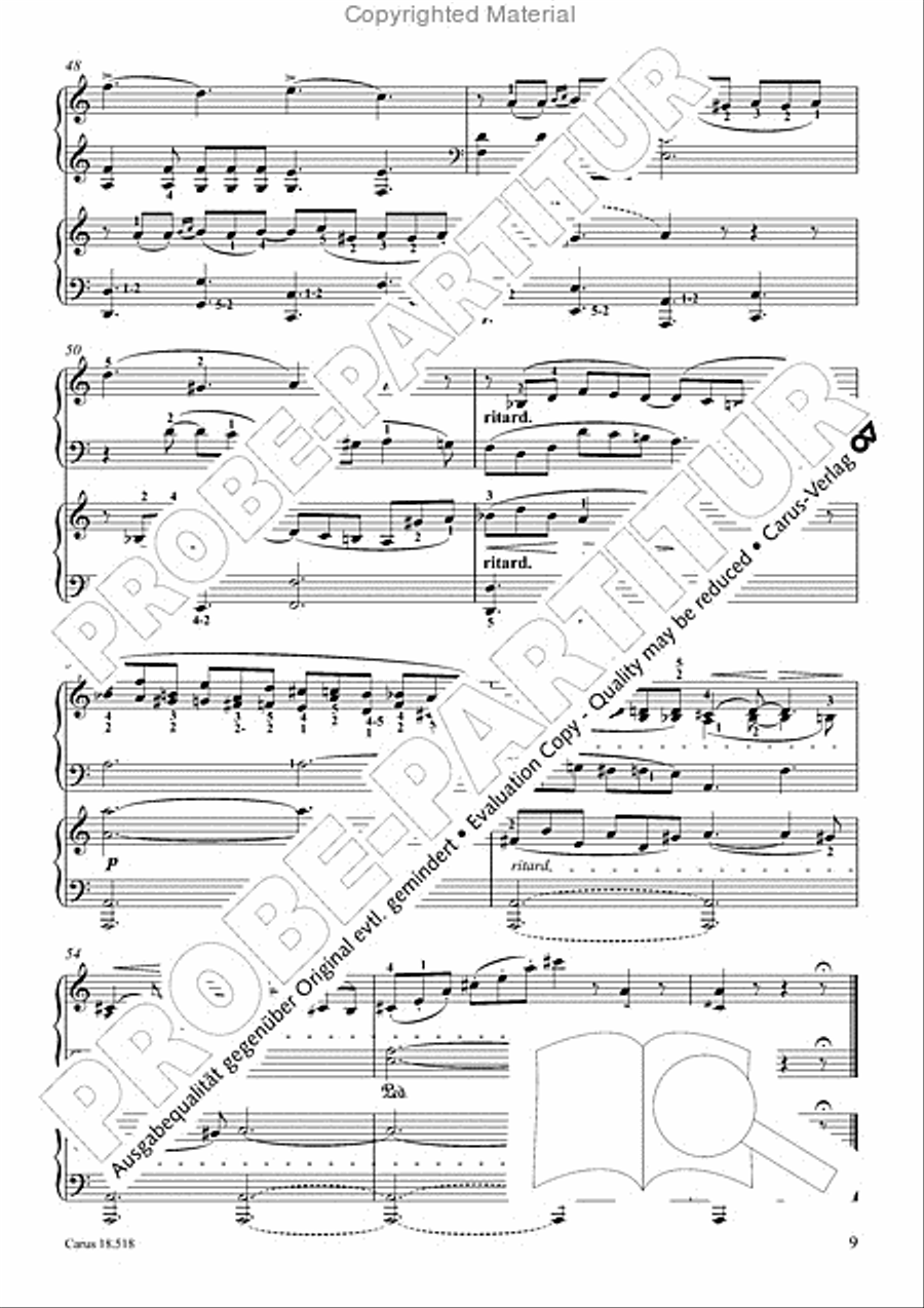 6 Pieces in the form of canons Piano scores gallery preview page 11