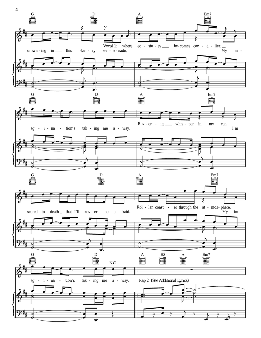 Alligator Sky Piano, Vocal, Guitar scores gallery preview page 4
