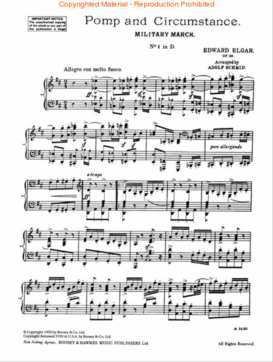 Pomp and Circumstance Piano Solo scores gallery preview page 2