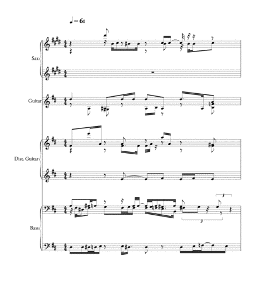 13 Terremoto Avastesimiento Small Ensemble scores gallery preview page 1