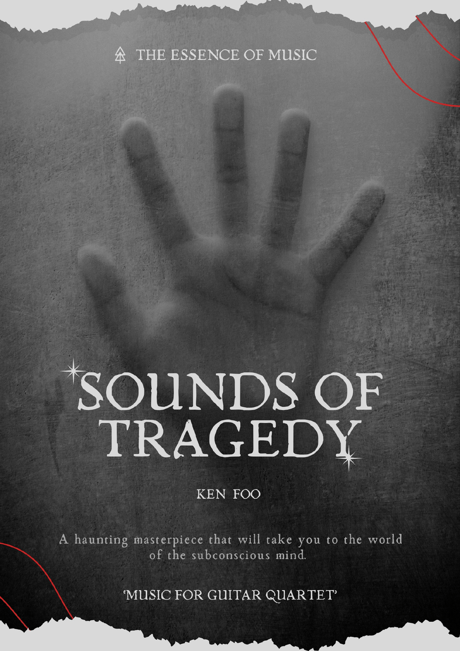 Ken Foo | Sounds Of Tragedy (Original) Guitar Ensemble scores gallery preview page 1