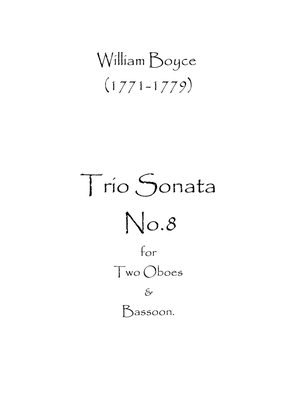 Book cover for Trio Sonata No.8