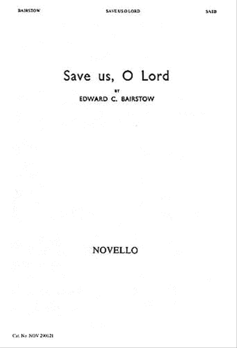 Save Us, O Lord 4-Part scores gallery preview page 1
