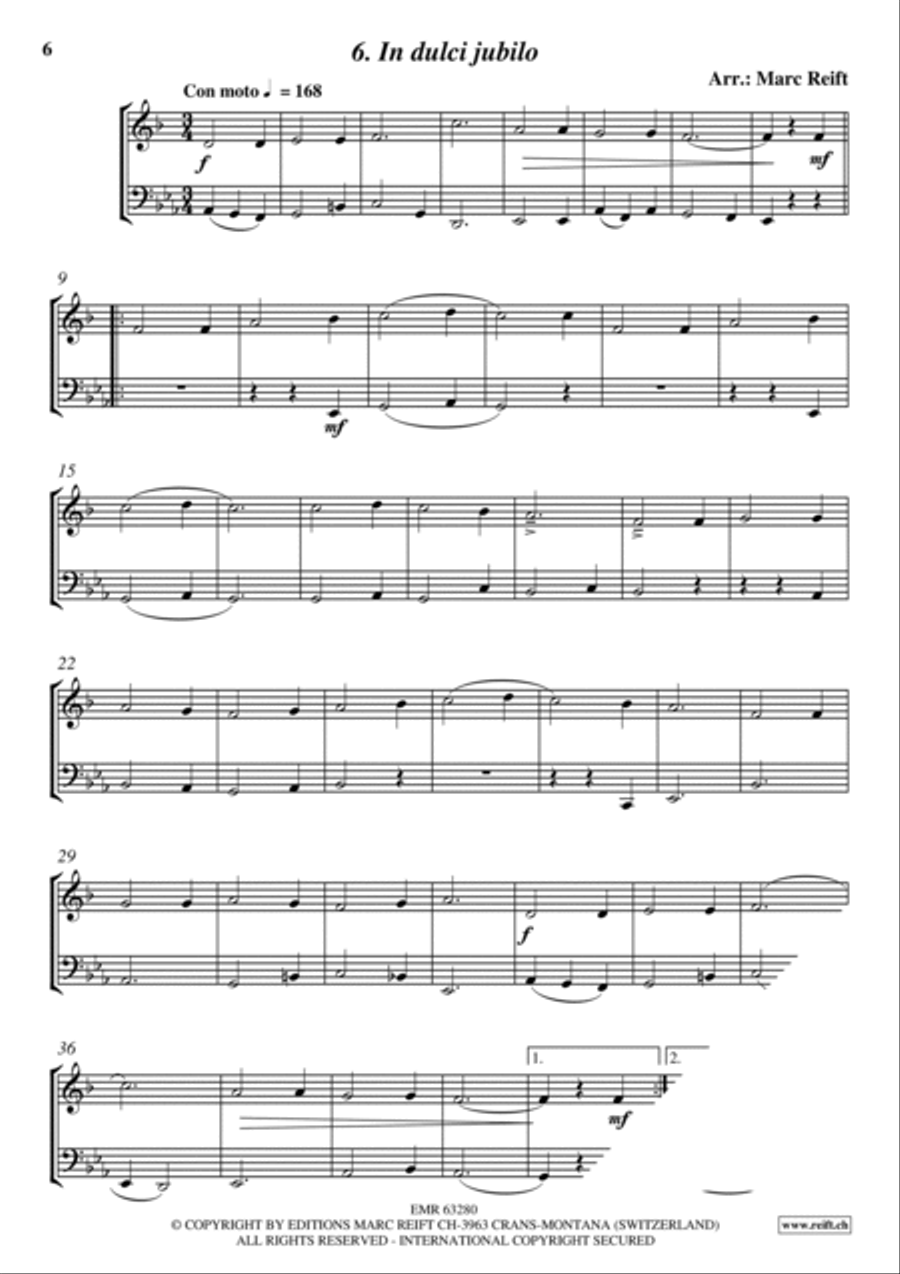35 Easy Christmas Duets Cornet scores gallery preview page 6