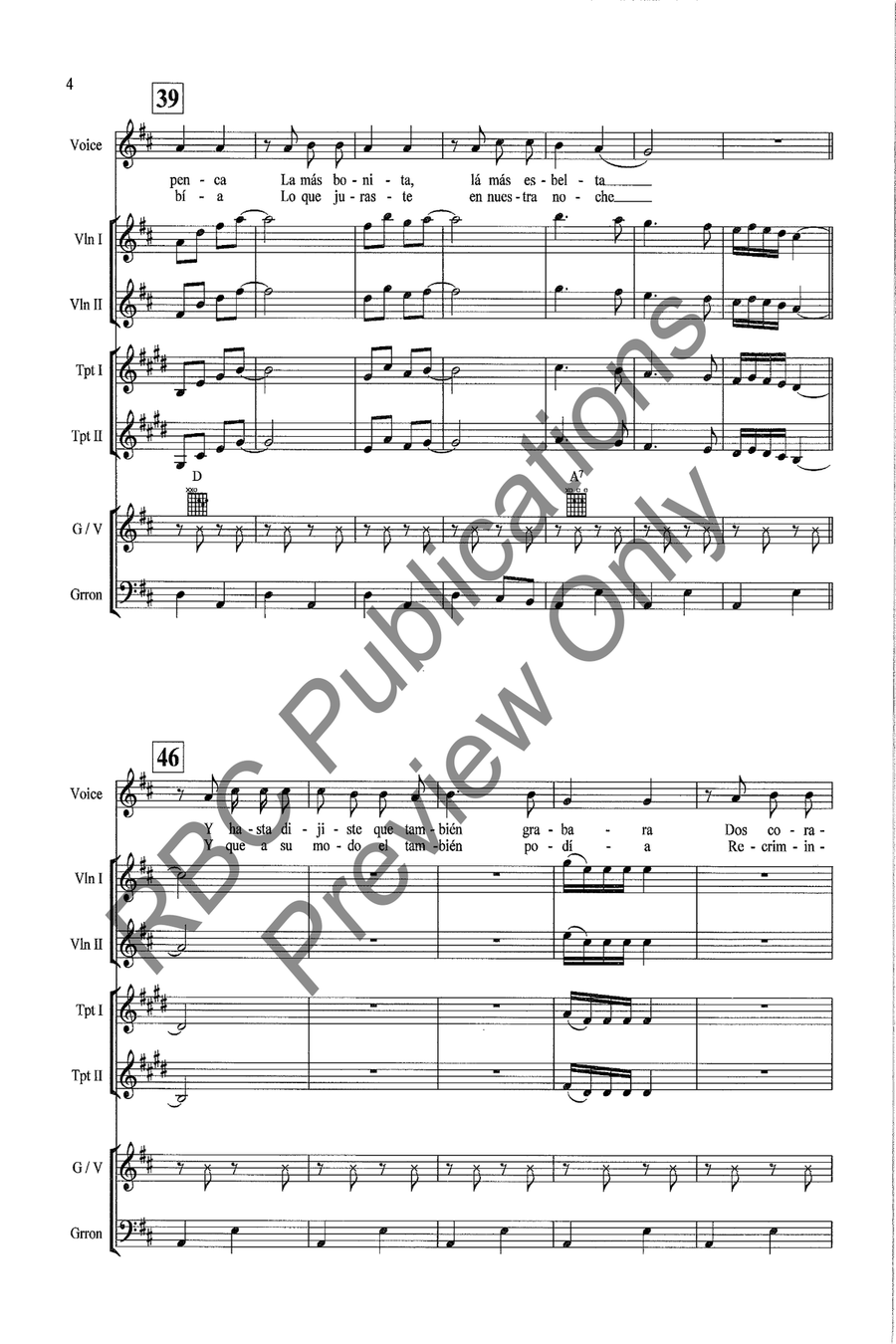 La Ley Del Monte La Ley Del Monte Voice scores gallery preview page 6