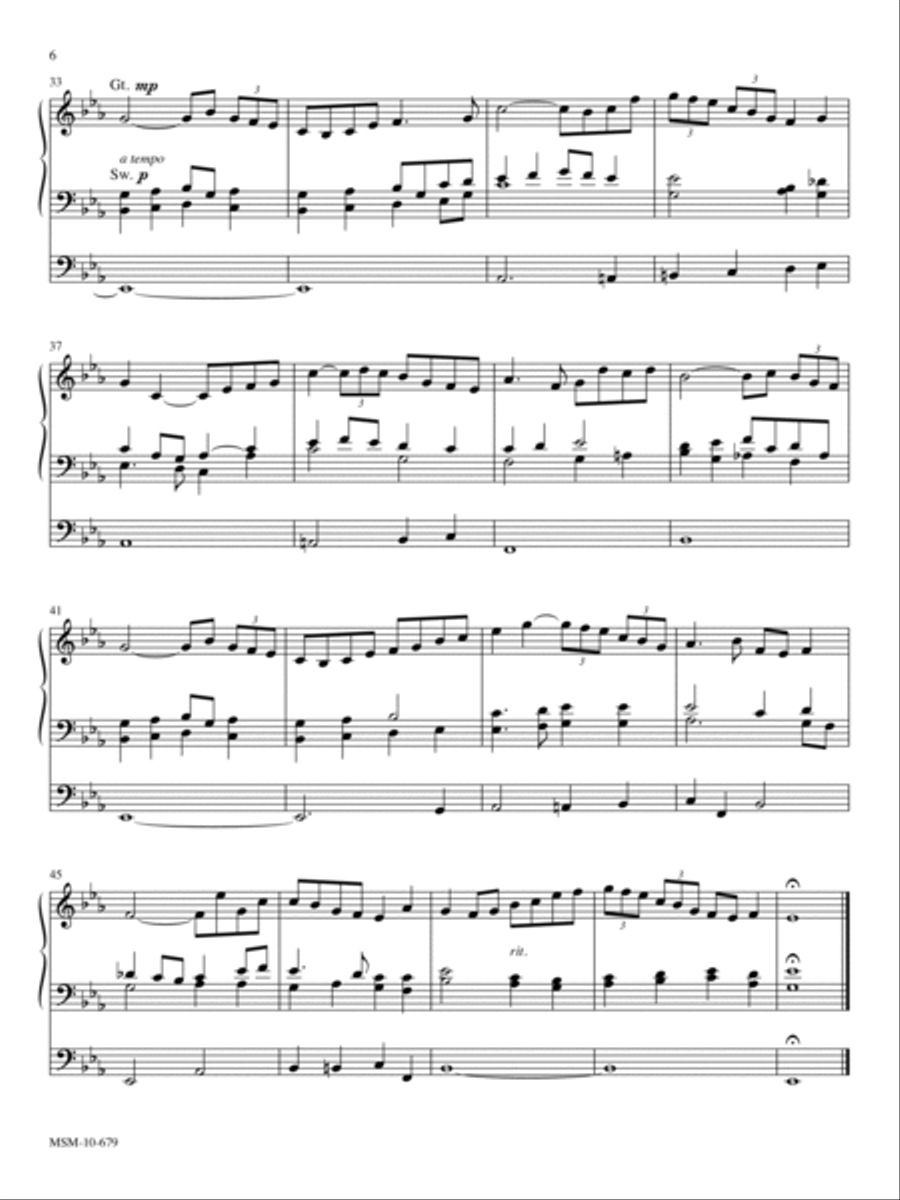 Prayerful Preludes, Set 4 Organ scores gallery preview page 3
