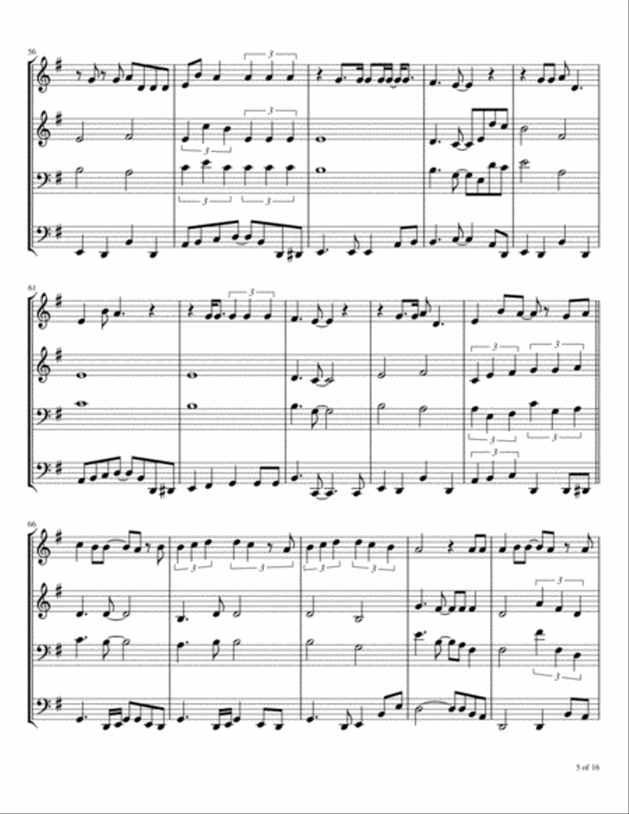 Private Dancer Brass Ensemble scores gallery preview page 6