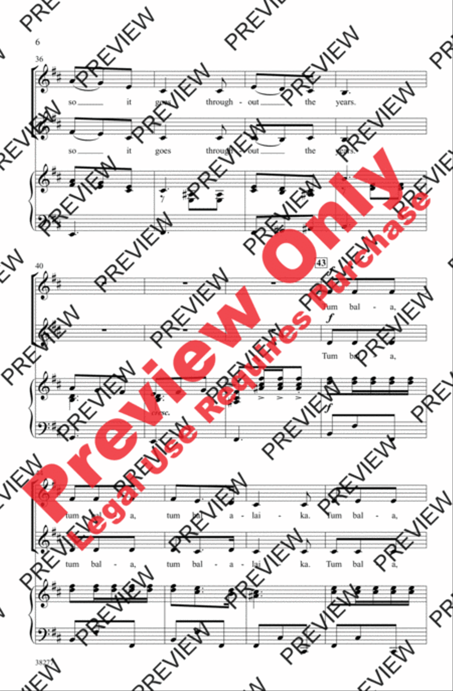 Tum Balalaika Tum Balalaika 2-Part scores gallery preview page 5