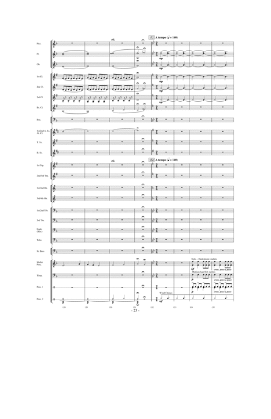 Moonscape Concert Band scores gallery preview page 22