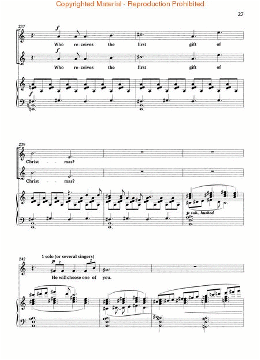Choral Movements from Ecstatic Meditations Divisi scores gallery preview page 2