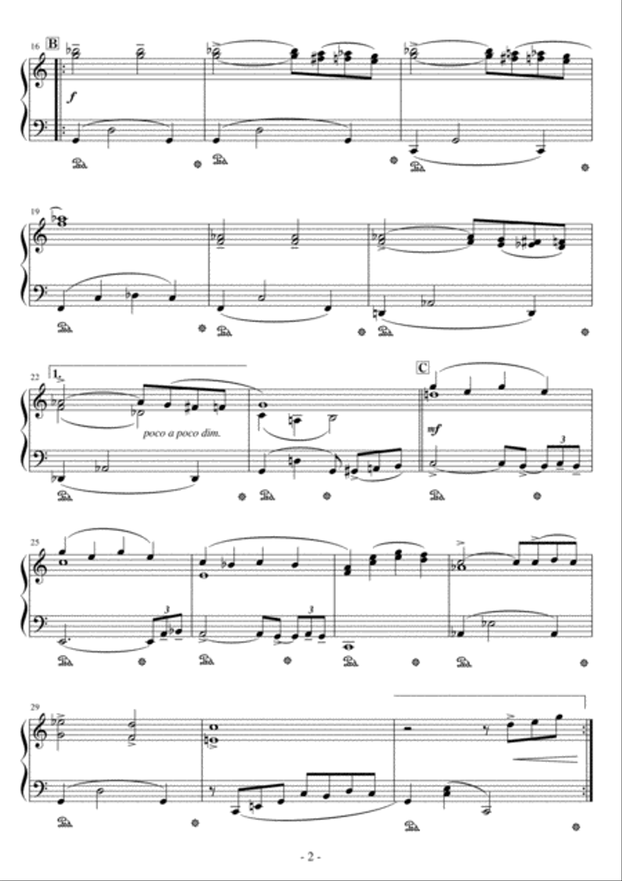 Love Theme From La Strada Easy Piano scores gallery preview page 2