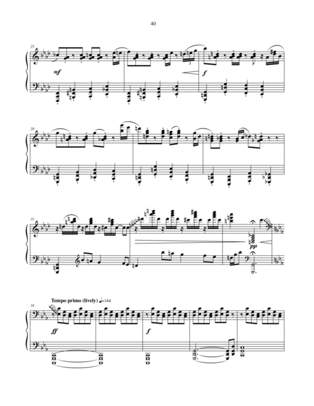 Toccata - advanced piano solo image number null