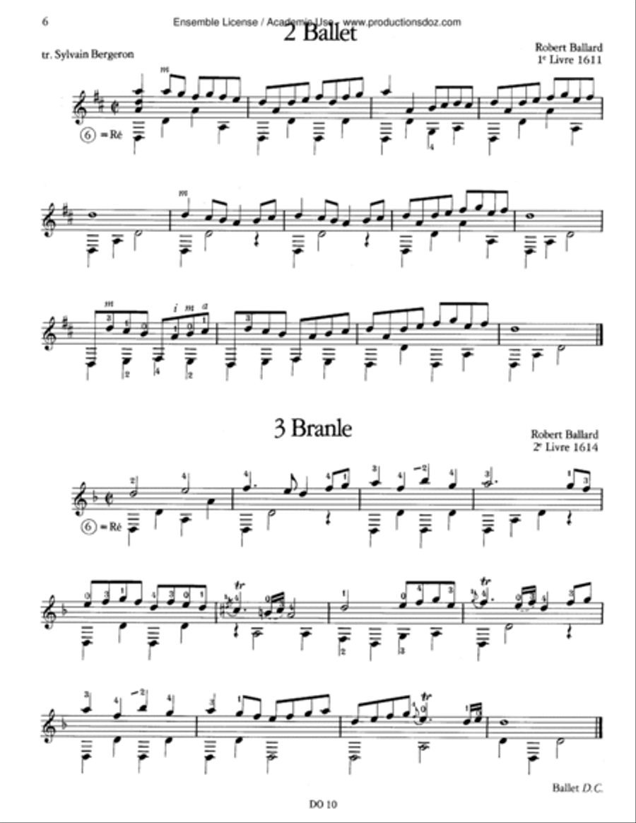 Musique pour guitare seule, Vol. 2 Classical Guitar scores gallery preview page 6