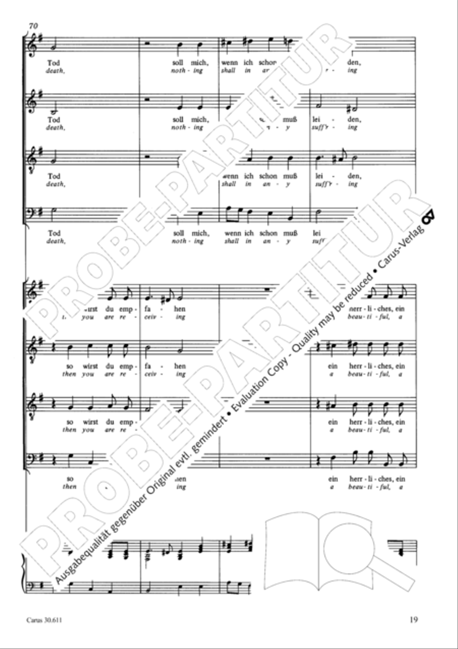 Keep what you have (Halt, was du hast) 4-Part scores gallery preview page 20