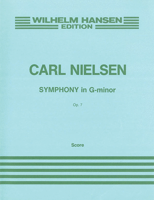 Book cover for Carl Nielsen: Symphony No.1 In G Minor Op.7 (Full Score)