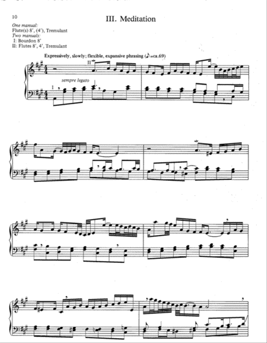 Chorale-Partita on Lord, You I Love With All My Heart Organ scores gallery preview page 4