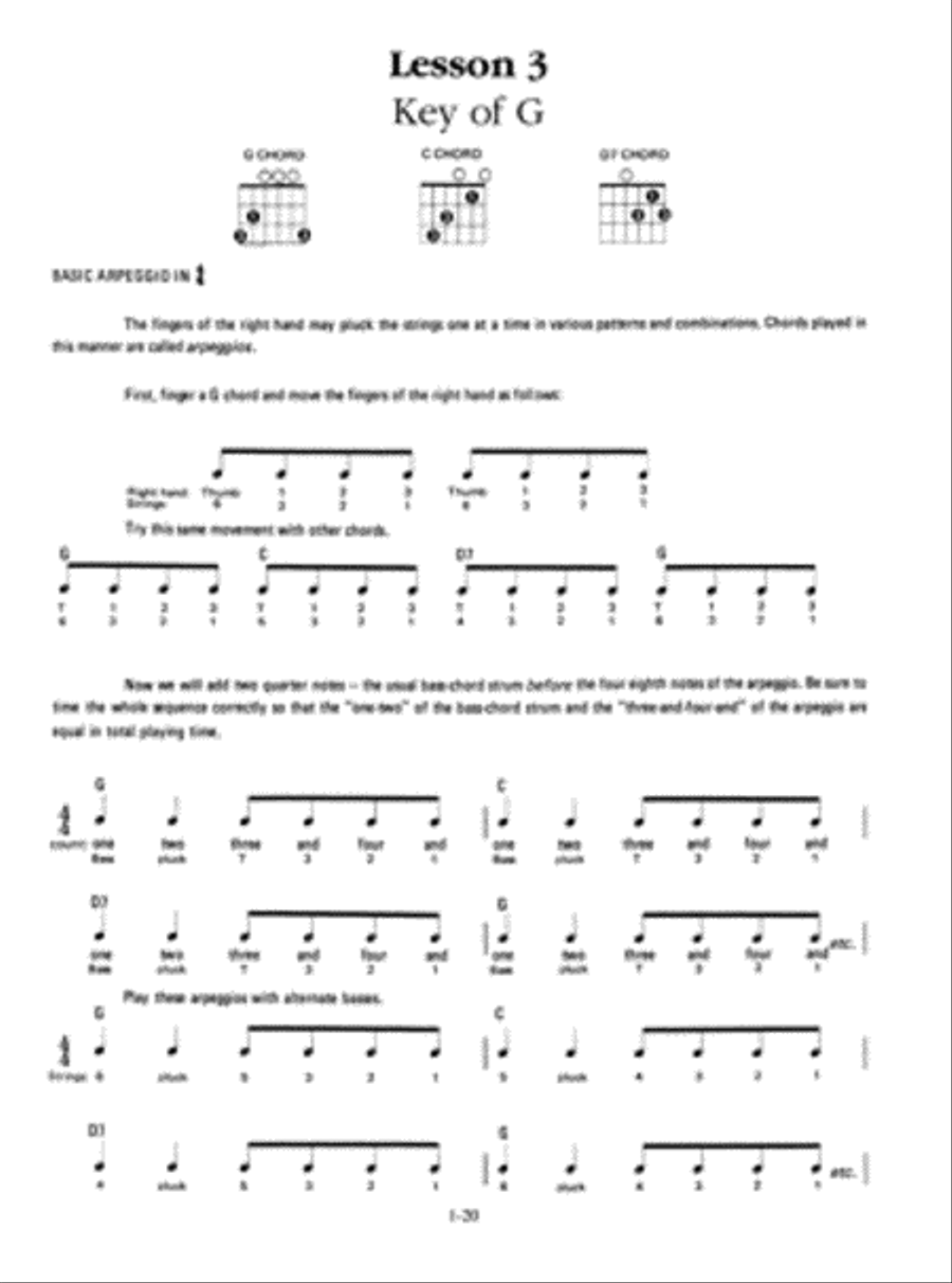You Can Teach Yourself Folk Singing Guitar Acoustic Guitar scores gallery preview page 2