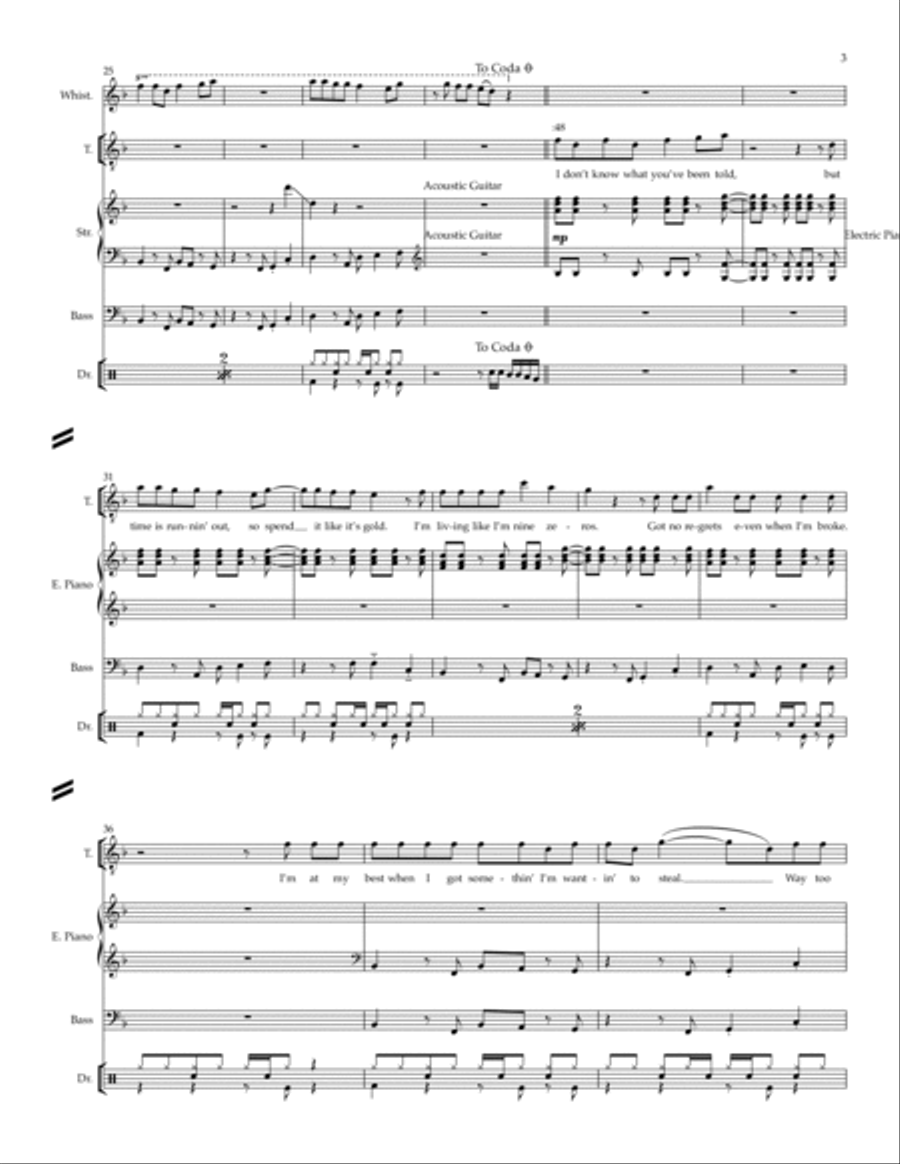 I Ain't Worried I Ain't Worried Small Ensemble scores gallery preview page 3