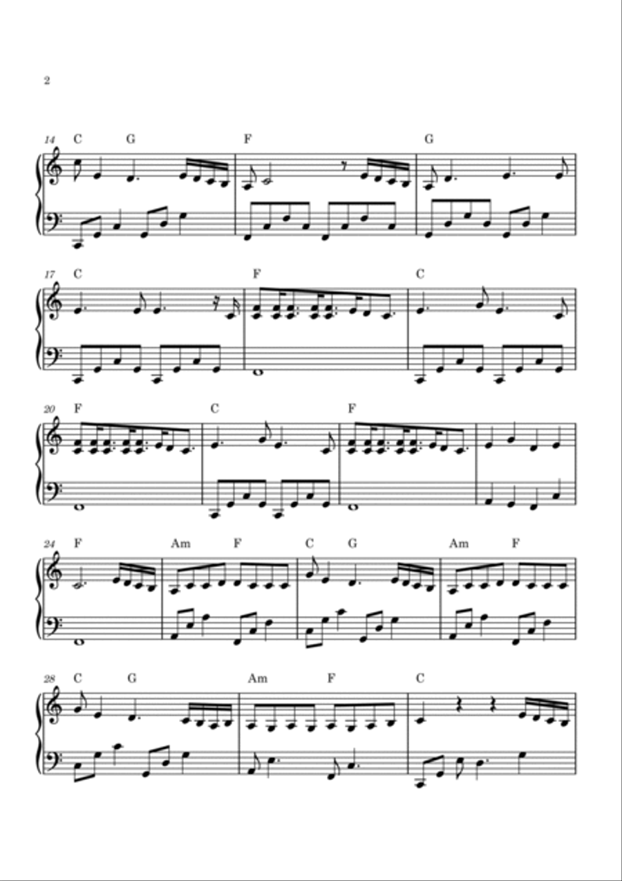Little Do You Know Piano Solo scores gallery preview page 2