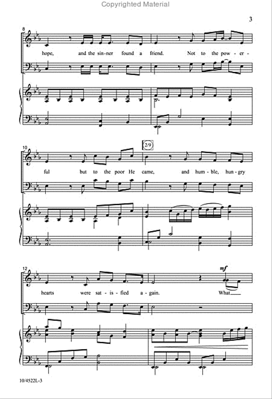 When Love Came Down When Love Came Down 4-Part scores gallery preview page 3