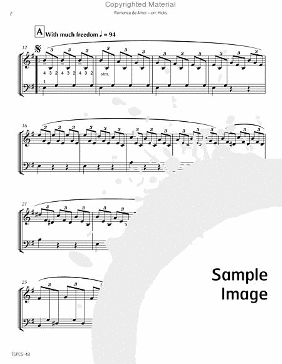 Romance de Amor Romance de Amor Marimba scores gallery preview page 5