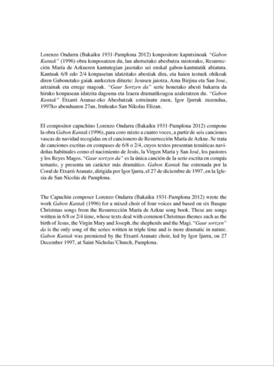 GABON KANTAK Choir scores gallery preview page 5
