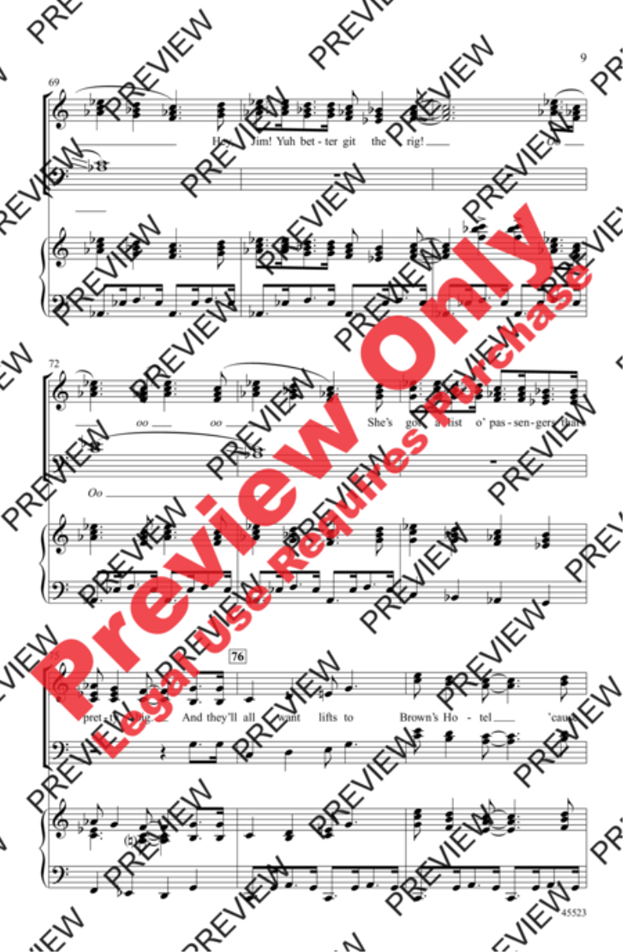 A Tribute to Judy Garland - SoundTrax CD (CD only) Choir scores gallery preview page 9