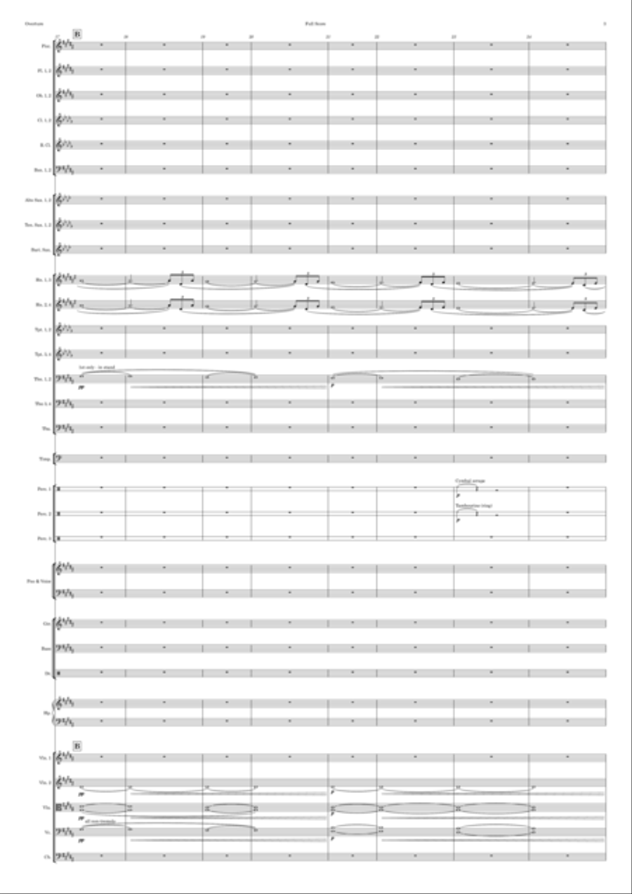 Overture Overture Full Orchestra scores gallery preview page 3