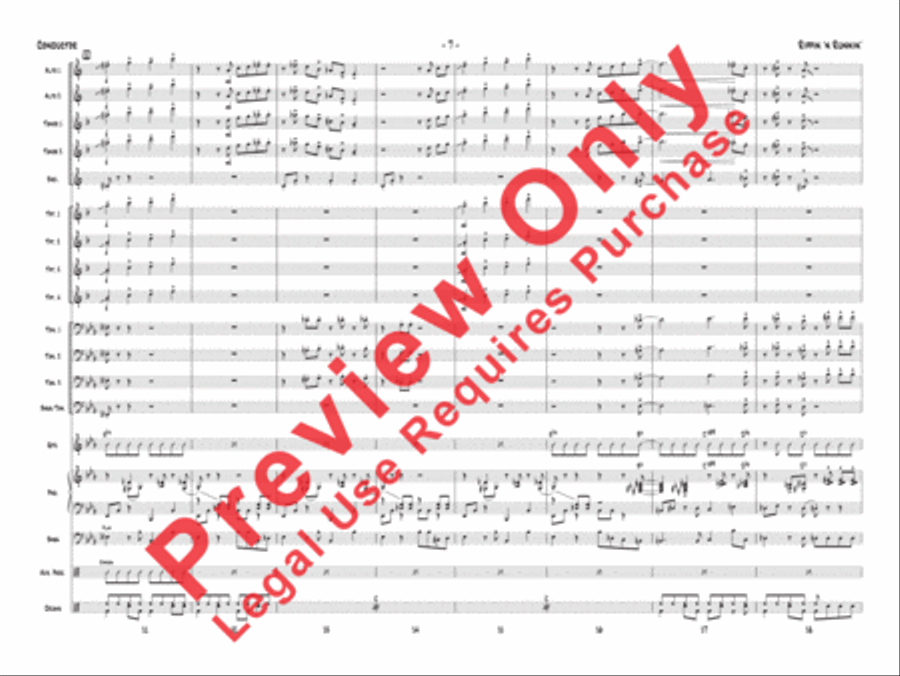 Rippin' 'n Runnin' Jazz Ensemble scores gallery preview page 8