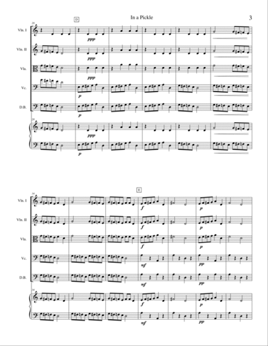In a Pickle Cello scores gallery preview page 3