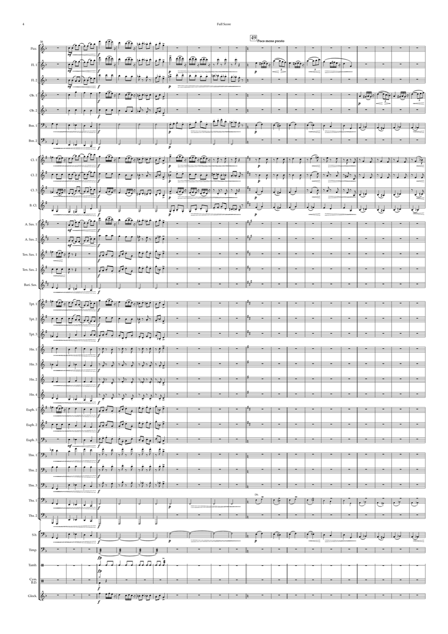 Hungarian Dance No.16 Hungarian Dance No.16 Concert Band scores gallery preview page 4