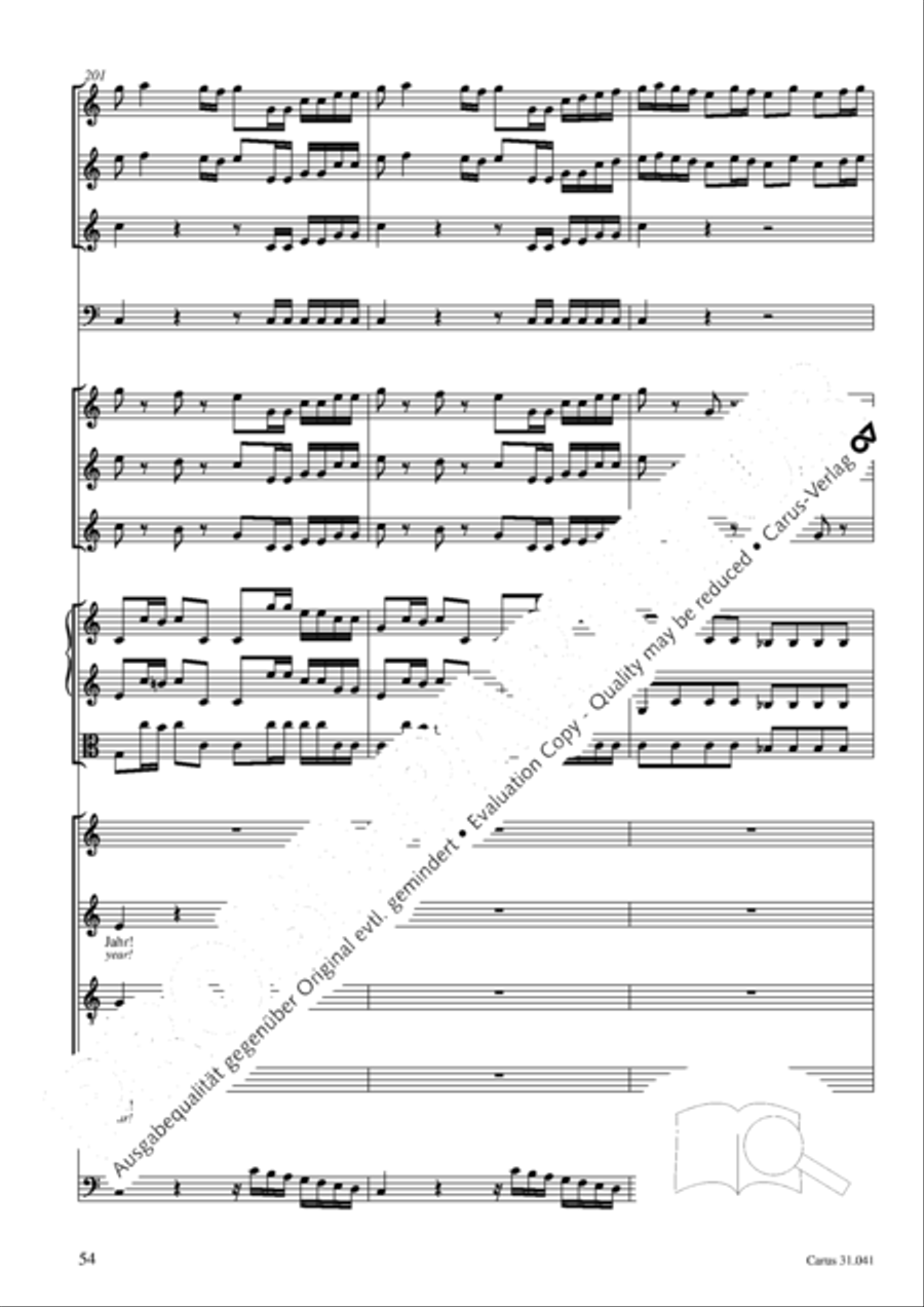O Lord, we come to praise thee 4-Part scores gallery preview page 55