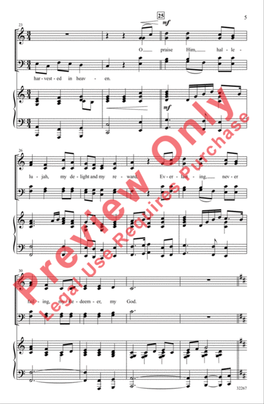 My Soul Finds Rest 4-Part scores gallery preview page 5