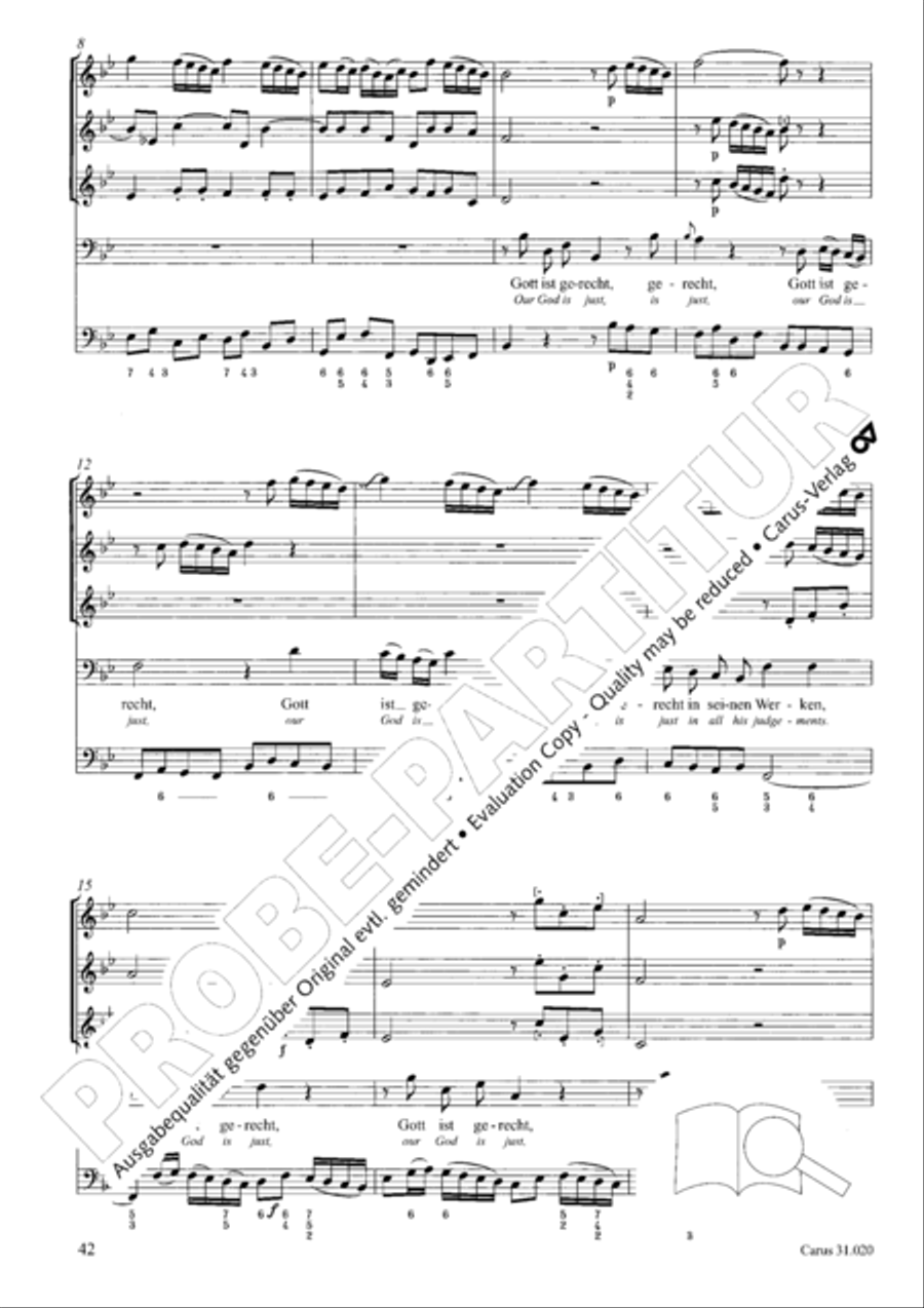 Eternity, thou thundrous word (O Ewigkeit, du Donnerwort) ATB scores gallery preview page 43