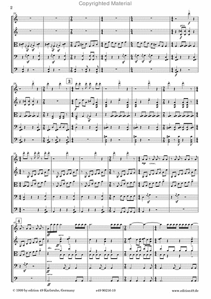 Circulus Quadratus op. 52 fur Streichorchester