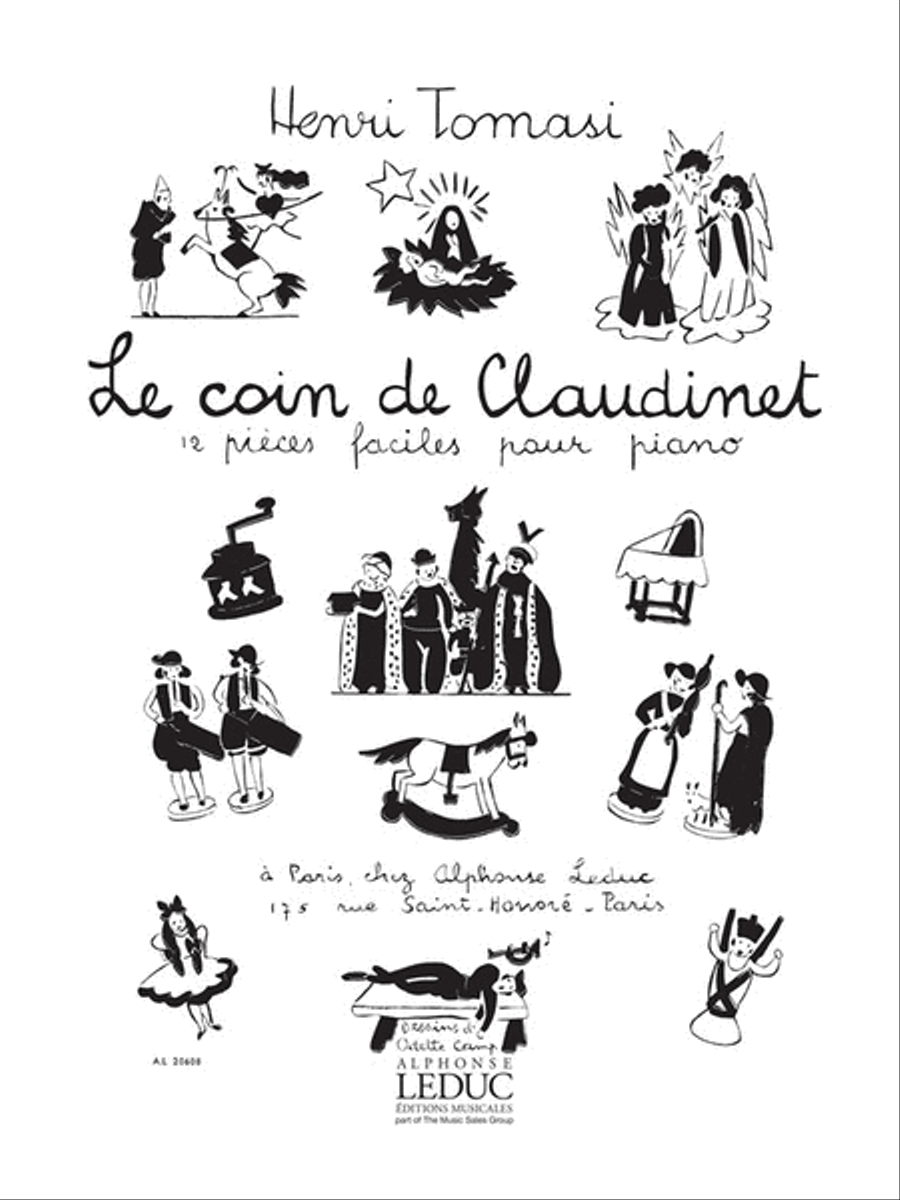 Le Coin De Claudinet, 12 Pieces Faciles (piano Solo) Piano Solo scores gallery preview page 1