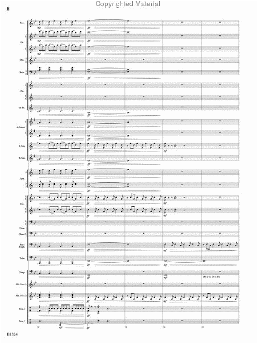 Fusion Concert Band scores gallery preview page 7