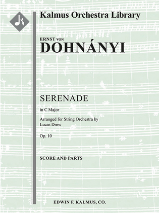 Serenade in C Major for String Orchestra, Op. 10