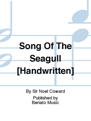 Book cover for Song Of The Seagull [Handwritten]