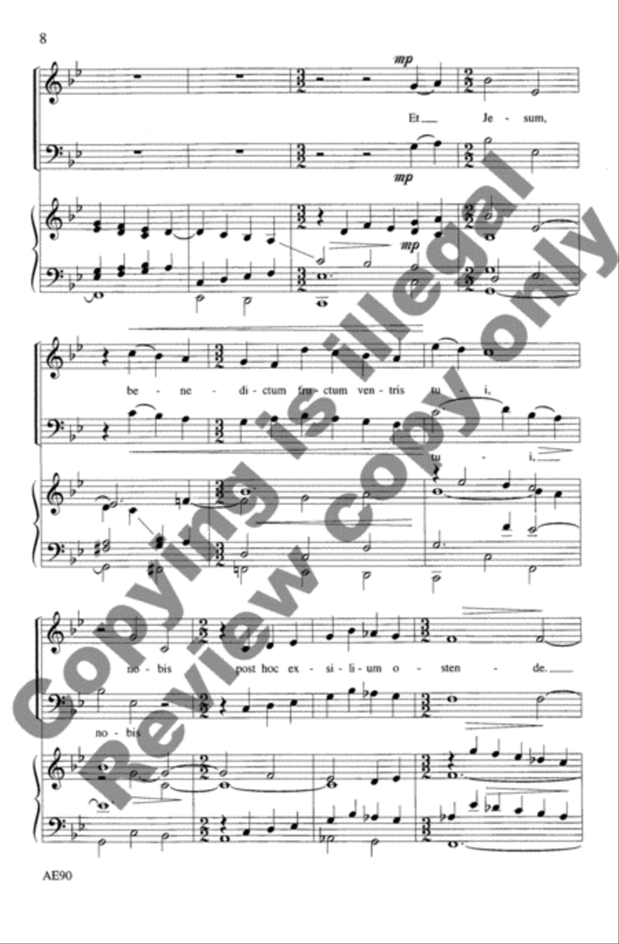Two Hymns to Our Lady Two Hymns to Our Lady 2-Part scores gallery preview page 9